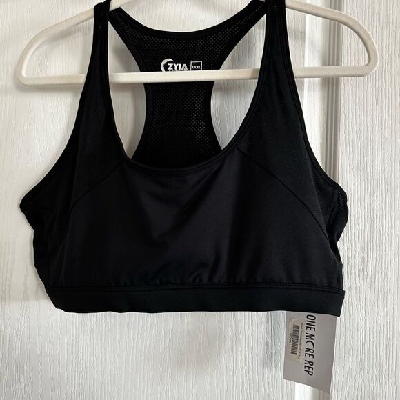 Zyia Active Black Classic Mesh Bra RC XXXL 3X NWT - Picture 3 of 14